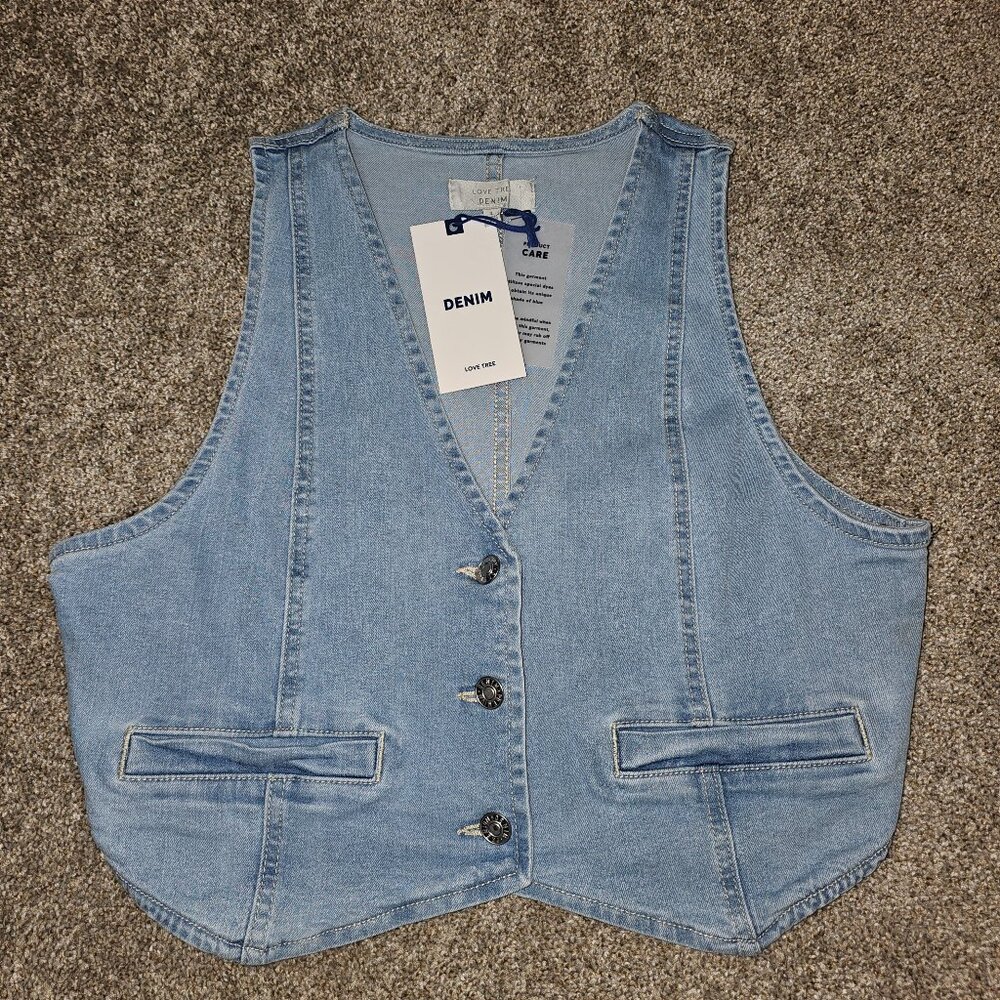 Denim vest